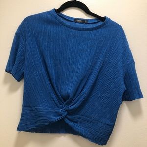 Bershka Knot Front Blouse